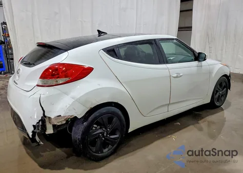 2012 Hyundai Veloster z USA, uszkodzony, nr VIN KMHTC6AD8CU024970